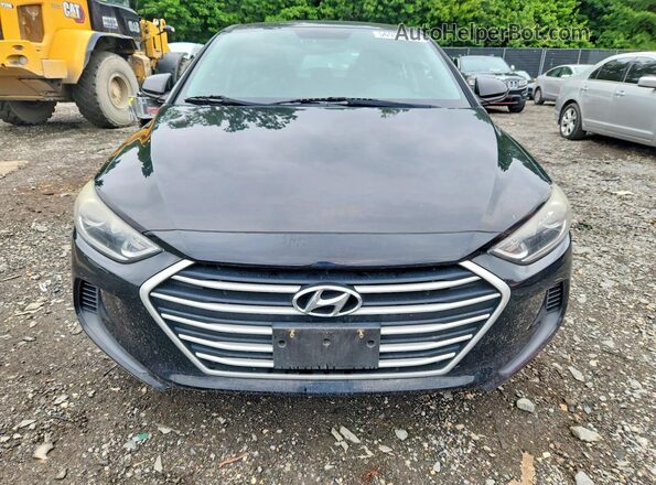 KMHD74LF2HU361069 2017 HYUNDAI ELANTRA Black Դիմացի տեսք