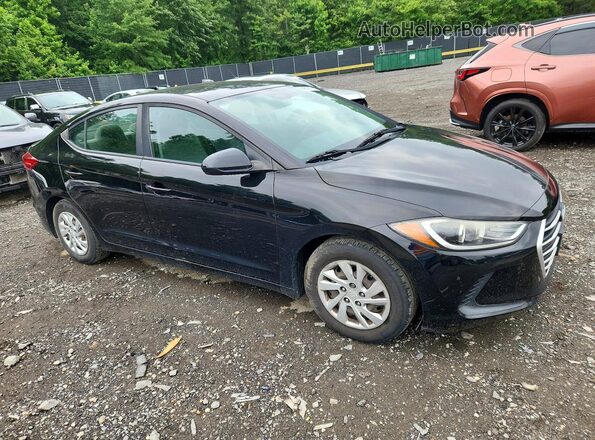 KMHD74LF2HU361069 2017 HYUNDAI ELANTRA Black Առջևի աջ