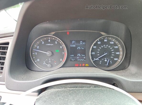 KMHD74LF2HU361069 2017 HYUNDAI ELANTRA Black Սարքավորումների վահանակի տեսք