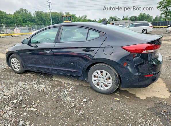 KMHD74LF2HU361069 2017 HYUNDAI ELANTRA Black Հետևի ձախ