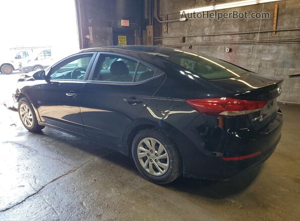 KMHD74LF2JU548401 2018 HYUNDAI ELANTRA Черный Задняя левая четверть