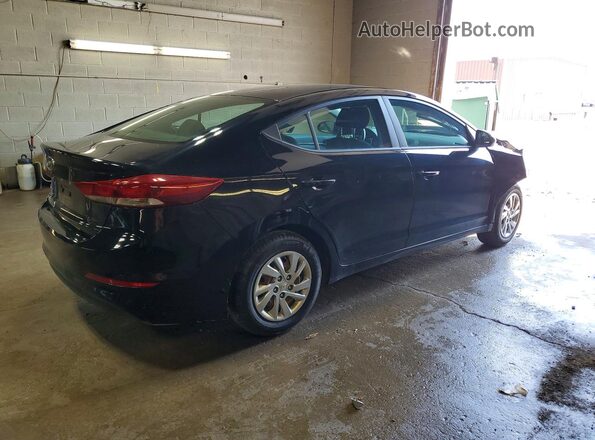 KMHD74LF2JU548401 2018 HYUNDAI ELANTRA Черный Задняя правая четверть