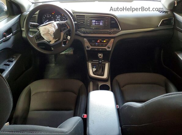 KMHD74LF2JU548401 2018 HYUNDAI ELANTRA Черный Вид панели приборов