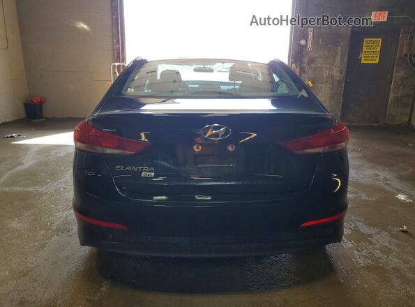 KMHD74LF2JU548401 2018 HYUNDAI ELANTRA Черный Вид сзади