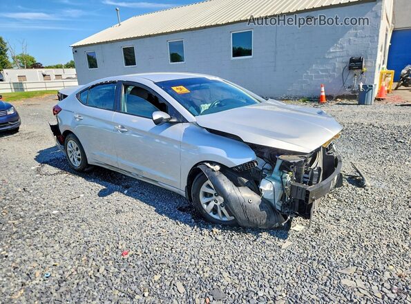 KMHD74LF2KU889122 2019 HYUNDAI ELANTRA Серебряный Передняя правая четверть