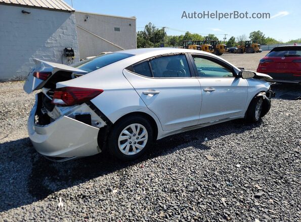 KMHD74LF2KU889122 2019 HYUNDAI ELANTRA Серебряный Задняя правая четверть