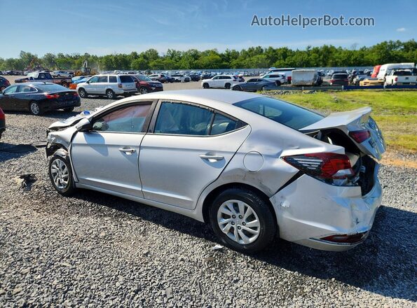 KMHD74LF2KU889122 2019 HYUNDAI ELANTRA Серебряный Задняя левая четверть