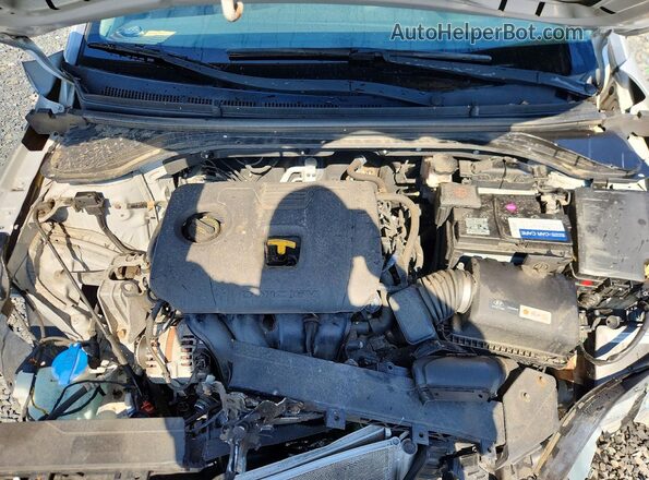 KMHD74LF2KU889122 2019 HYUNDAI ELANTRA Серебряный Вид задней части салона