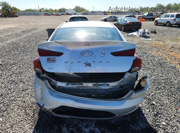 KMHD74LF2KU889122 2019 HYUNDAI ELANTRA Серебряный Вид сзади