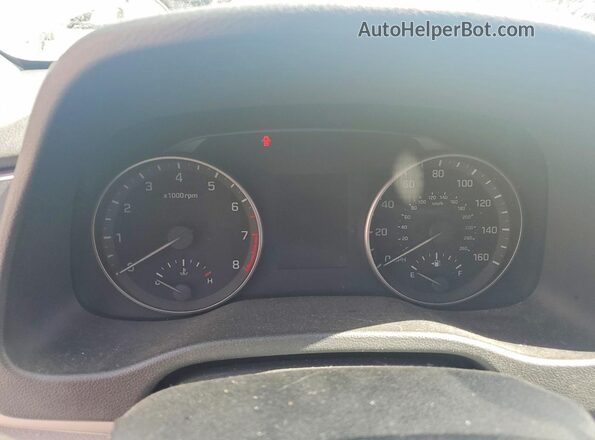 KMHD74LF3HU206157 2017 HYUNDAI ELANTRA Gray Vista del cuadro de instrumentos