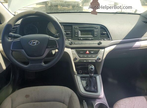 KMHD74LF3HU206157 2017 HYUNDAI ELANTRA Gray Vista del salpicadero