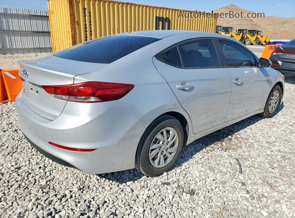 KMHD74LF3HU376549 2017 HYUNDAI ELANTRA Silver Задня права чверть