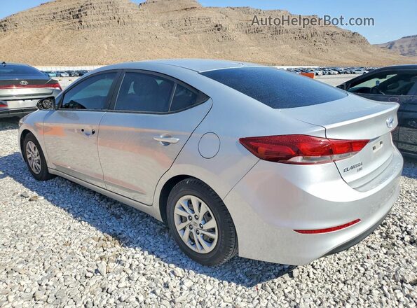 KMHD74LF3HU376549 2017 HYUNDAI ELANTRA Silver Задня ліва чверть