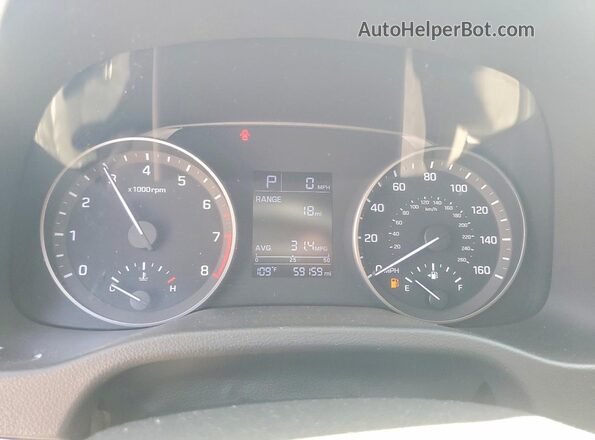 KMHD74LF3HU376549 2017 HYUNDAI ELANTRA Silver Вид щитка приладів