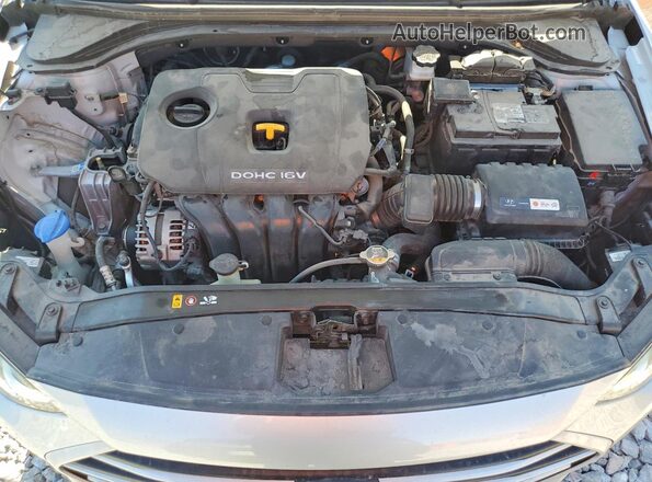 KMHD74LF3HU376549 2017 HYUNDAI ELANTRA Silver Вид задньої частини салону