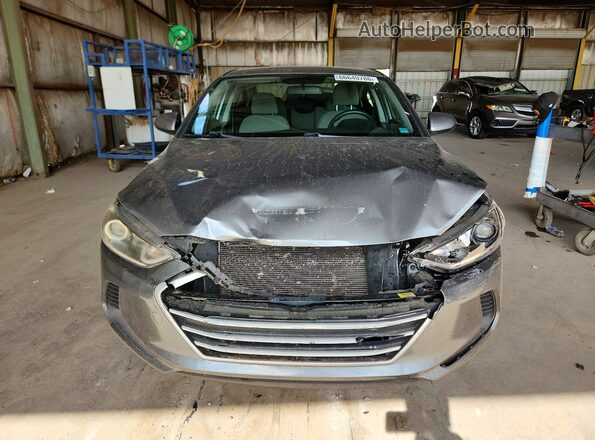 KMHD74LF3HU428357 2017 HYUNDAI ELANTRA Gray Vista del cuadro de instrumentos