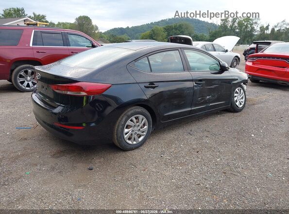 KMHD74LF3JU522356 2018 HYUNDAI ELANTRA Черный Задняя правая четверть