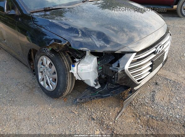 KMHD74LF3JU522356 2018 HYUNDAI ELANTRA Черный Вид спереди
