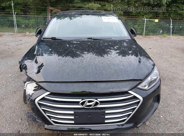 KMHD74LF3JU522356 2018 HYUNDAI ELANTRA Черный Вид задней части салона