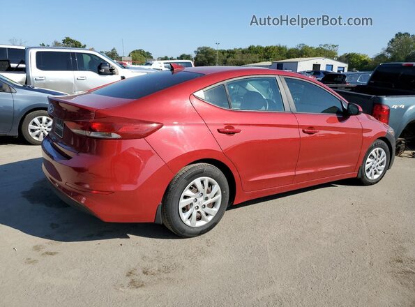 KMHD74LF4HU394333 2017 HYUNDAI ELANTRA Red Rear right
