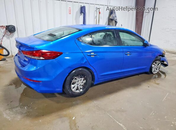 KMHD74LF4JU453547 2018 HYUNDAI ELANTRA Синий Задняя правая четверть