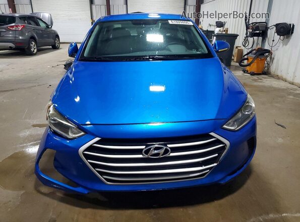KMHD74LF4JU453547 2018 HYUNDAI ELANTRA Синий Вид спереди