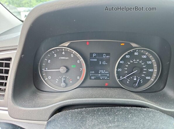 KMHD74LF4JU489397 2018 HYUNDAI ELANTRA Black Vista del cuadro de instrumentos