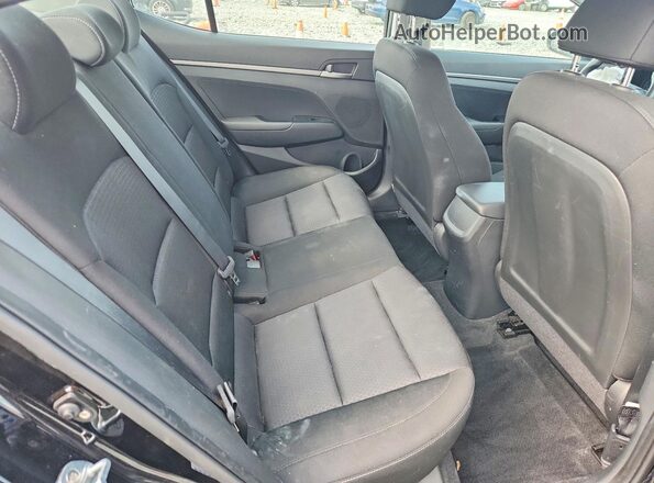 KMHD74LF4JU489397 2018 HYUNDAI ELANTRA Black Vista de los asientos traseros