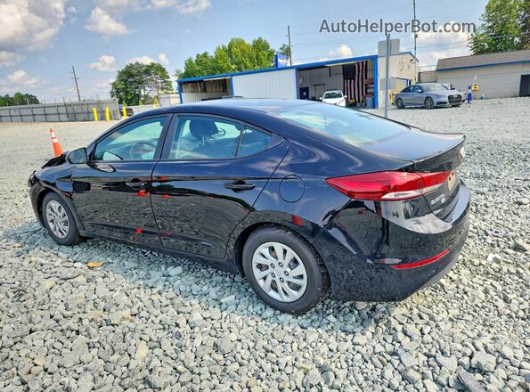 KMHD74LF4JU489397 2018 HYUNDAI ELANTRA Black Trasero izquierdo