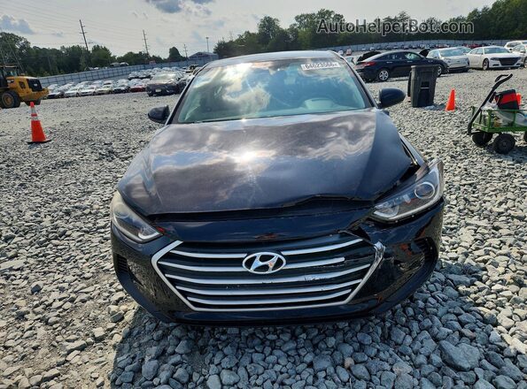 KMHD74LF4JU489397 2018 HYUNDAI ELANTRA Black Vista frontal