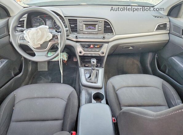 KMHD74LF4JU489397 2018 HYUNDAI ELANTRA Black Vista del salpicadero