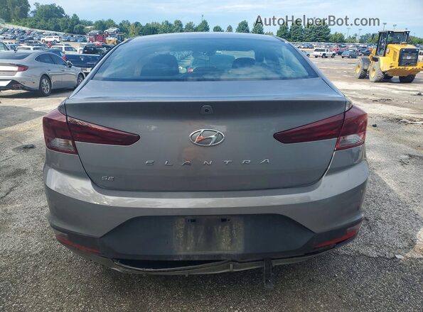 KMHD74LF4LU092761 2020 HYUNDAI ELANTRA Gray Widok z tyłu