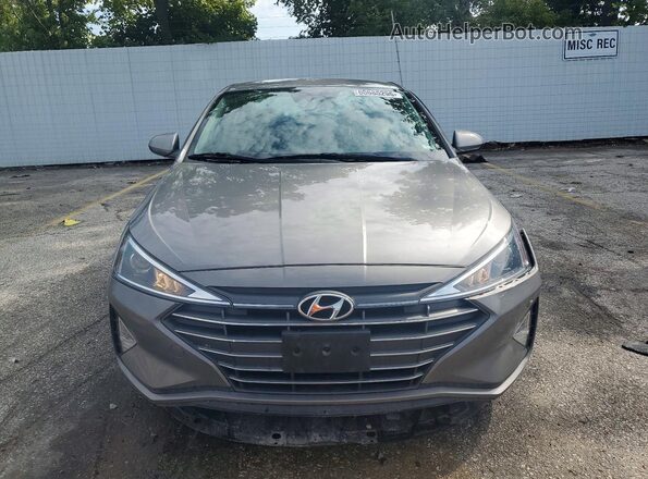 KMHD74LF4LU092761 2020 HYUNDAI ELANTRA Gray Widok z przodu