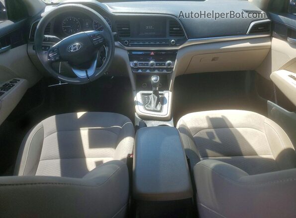 KMHD74LF4LU915608 2020 HYUNDAI ELANTRA Black წინა პანელის ხედი