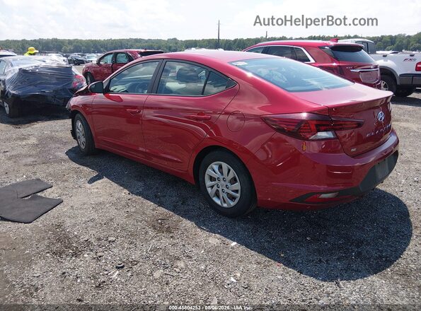 KMHD74LF4LU995489 2020 HYUNDAI ELANTRA Red Tył lewy