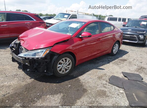KMHD74LF4LU995489 2020 HYUNDAI ELANTRA Red Przód lewy
