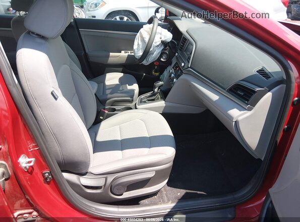 KMHD74LF4LU995489 2020 HYUNDAI ELANTRA Red Widok wnętrza z przodu