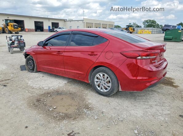 KMHD74LF5JU594658 2018 HYUNDAI ELANTRA Red Rear left