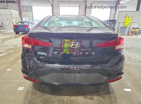KMHD74LF5KU757777 2019 HYUNDAI ELANTRA Black უკანა ხედი