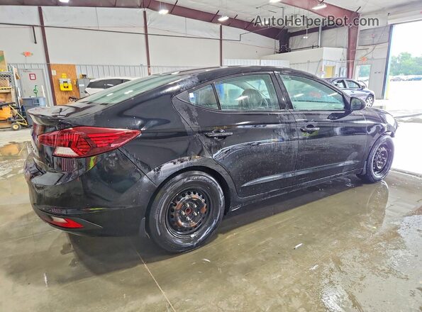 KMHD74LF5KU757777 2019 HYUNDAI ELANTRA Black უკანა მარჯვენა