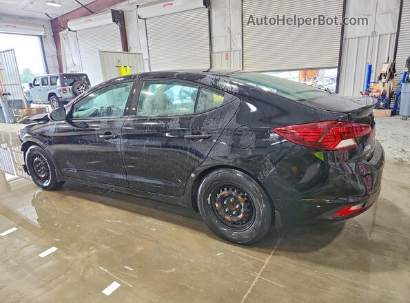 KMHD74LF5KU757777 2019 HYUNDAI ELANTRA Black უკანა მარცხენა