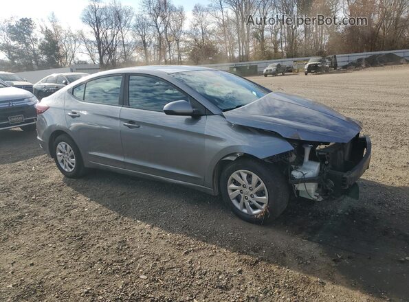 KMHD74LF5KU833756 2019 HYUNDAI ELANTRA Серебряный Передняя правая четверть