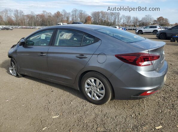 KMHD74LF5KU833756 2019 HYUNDAI ELANTRA Серебряный Задняя левая четверть