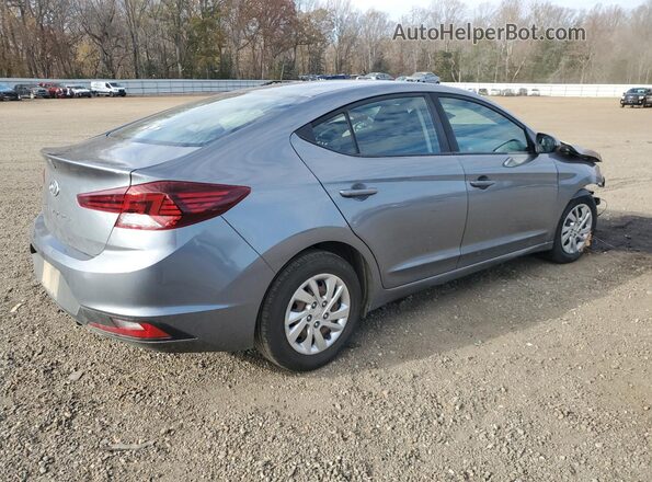 KMHD74LF5KU833756 2019 HYUNDAI ELANTRA Серебряный Задняя правая четверть