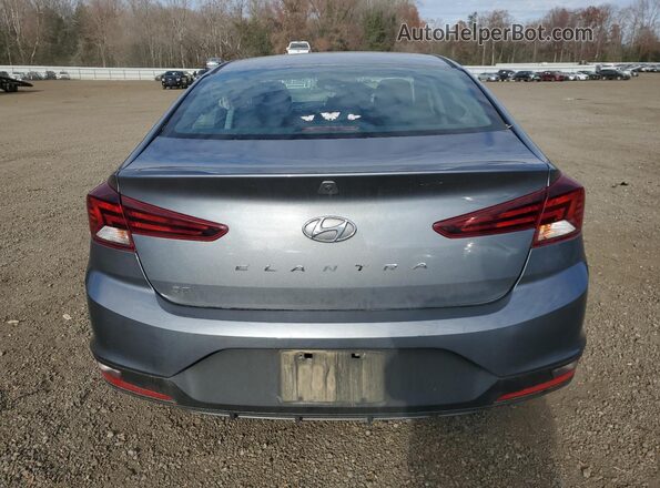 KMHD74LF5KU833756 2019 HYUNDAI ELANTRA Серебряный Вид сзади