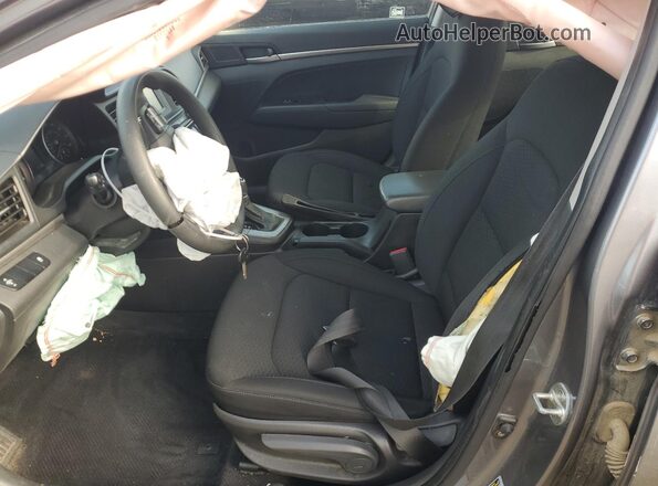 KMHD74LF5KU833756 2019 HYUNDAI ELANTRA Серебряный Вид салона спереди