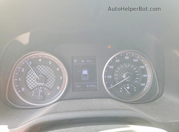 KMHD74LF5LU948004 2020 HYUNDAI ELANTRA Gray Вид щитка приладів