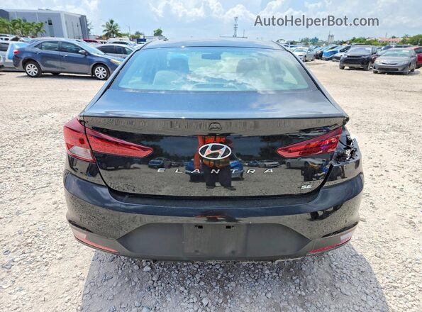 KMHD74LF5LU951713 2020 HYUNDAI ELANTRA Black Հետևի տեսք