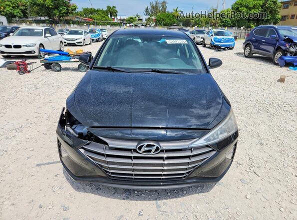 KMHD74LF5LU951713 2020 HYUNDAI ELANTRA Black Դիմացի տեսք