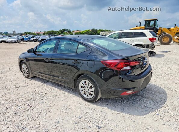 KMHD74LF5LU951713 2020 HYUNDAI ELANTRA Black Հետևի ձախ